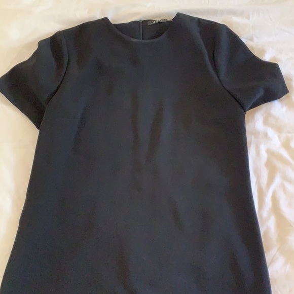 Zara Black Mini Dress with Pom Poms Tassle - Picture 5 of 6